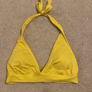 yellow halter top bikini!